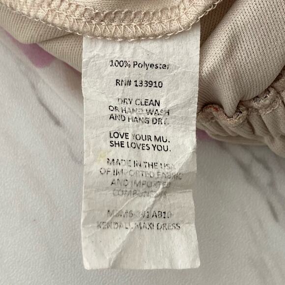 Show Me Your Mumu Kendall Floral Maxi Dress in Abers Babers Chiffon Colorful XS - Picture 8 of 9